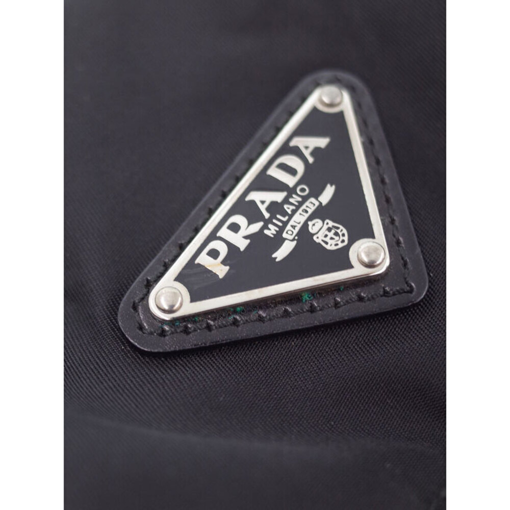 Prada Black Backpack Tessuto Pocket Rucksack Two Daybag - Picture 9 of 9